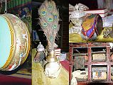 308 Jharkot Gompa Drum, Teapot, Vajra and Bell, Scriptures